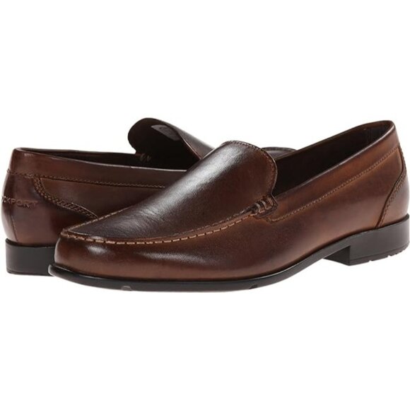 NEW Rockport Mens Classic Lite Venetian Loafers (Dark Brown) Size 13M - Picture 1 of 12